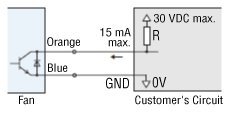 Alarm Output Circuit Connection Example